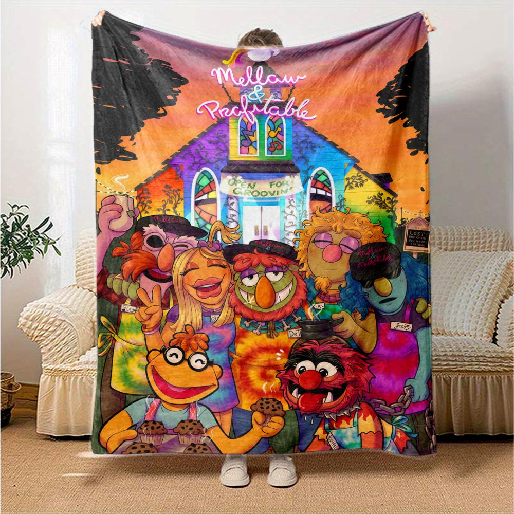 Muppets Blanket, High quality Comfortable for All Seasons, Home Decor, Warmth and Comfort
