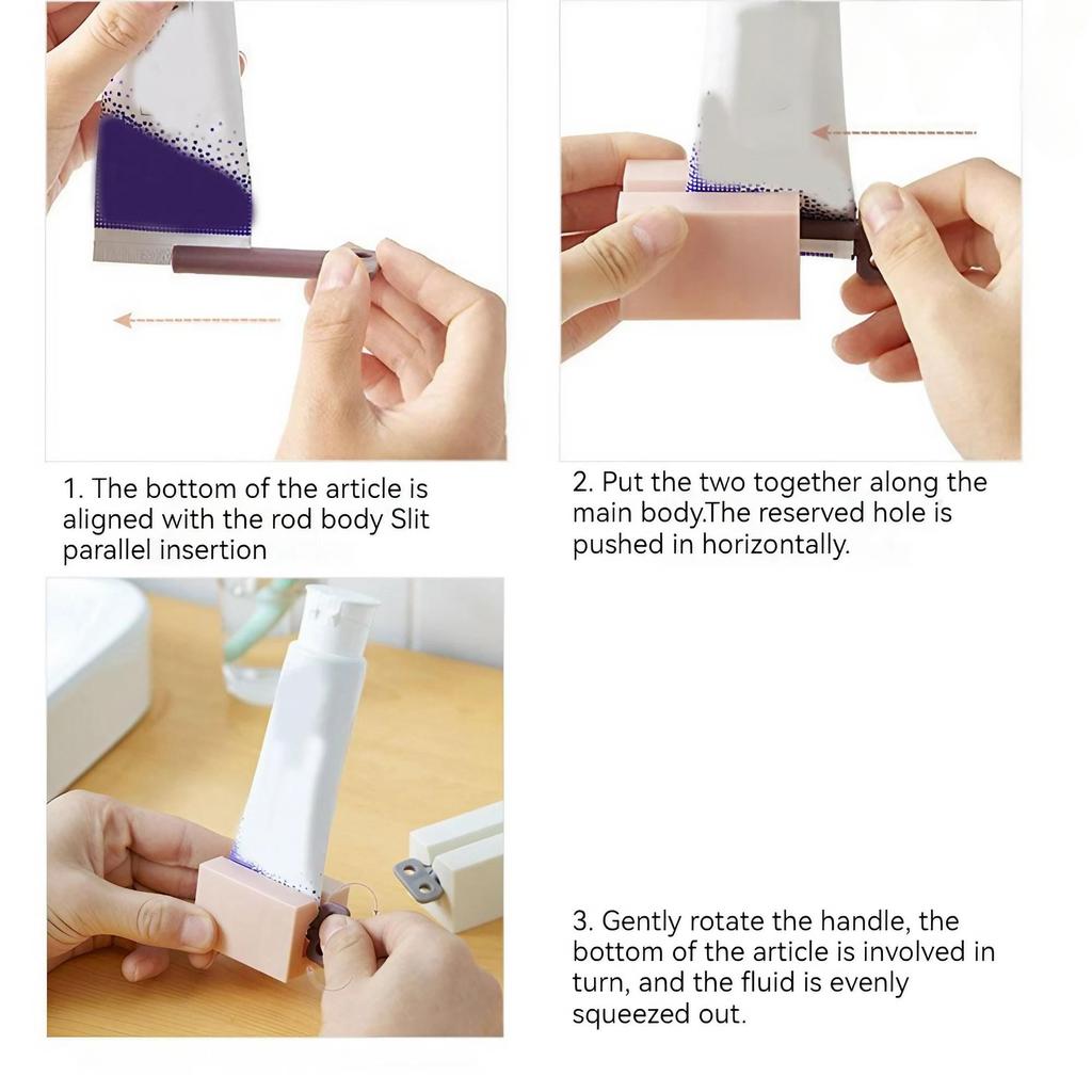 Manual Toothpaste Squeeze Artifact Squeezer Clip-on Household Toothpaste Device Tube Squeezer Press Bathroom Supplies