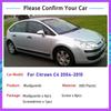 4x Auto Kotflügel für Citroen C4 MK1 2010 2009 2008 2007 2006 2005 2004 Vorne Hinten Räder Schmutzfänger Spritzschutz Schlamm Klappen Kotflügel