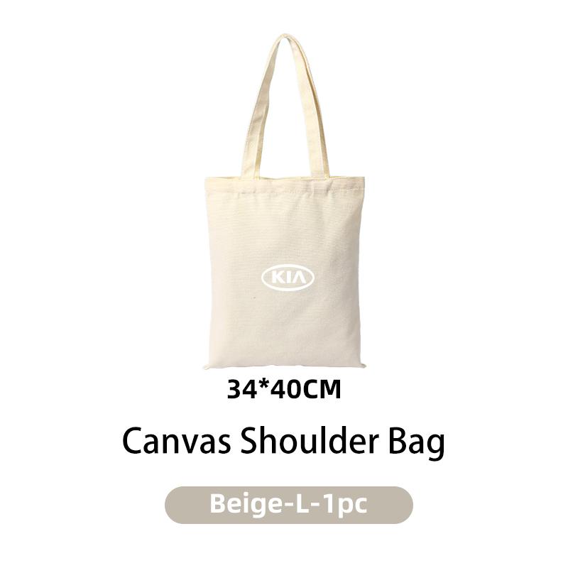 Car Accessories Handbag Canvas Shoulder Pouch Shopping Tote Tools Bag For KIA Rio K5 Sportage Ceed Sorento Picanto Stinger Opti Usgm40