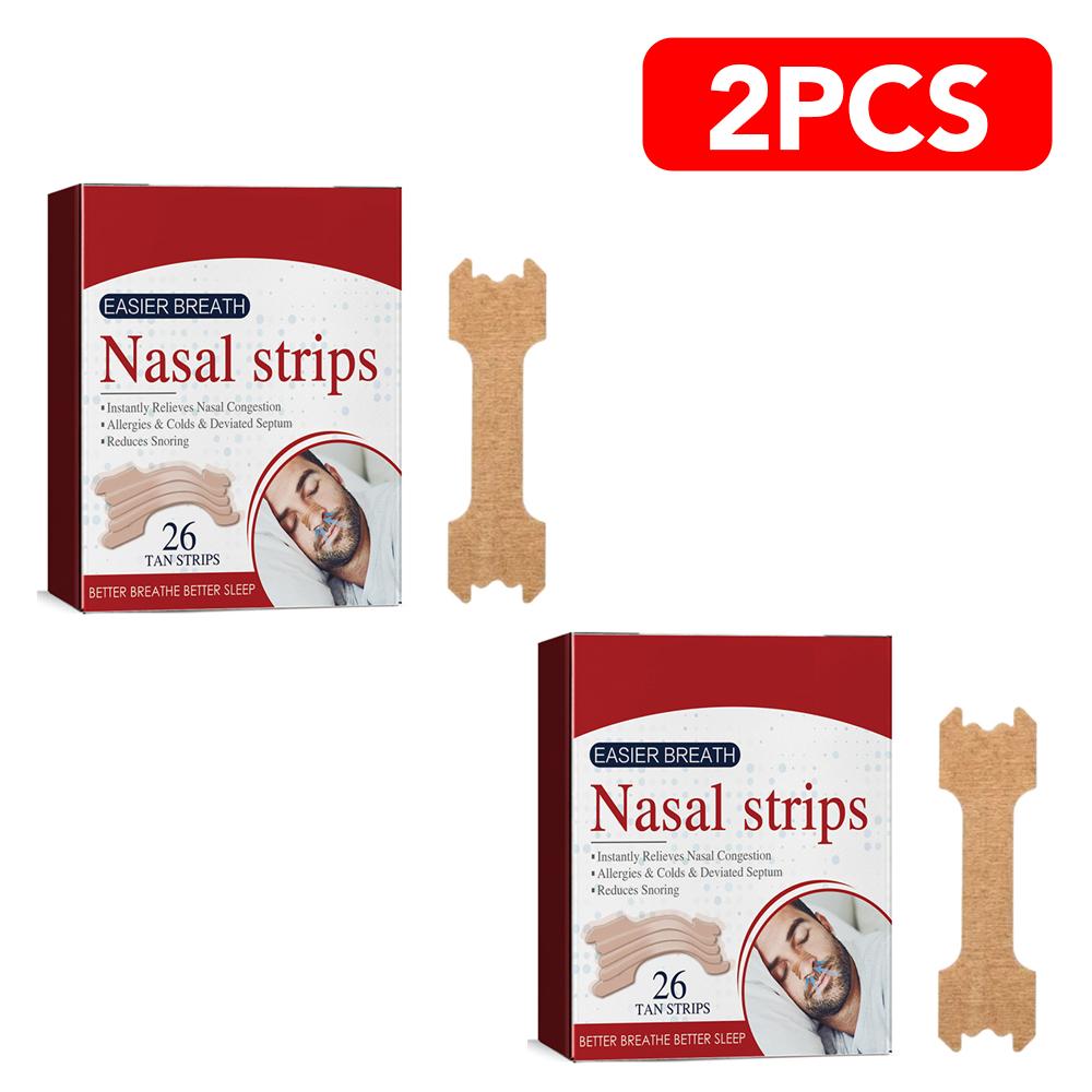 26-130PCS Breath Nasal Strips Right Aid Stop Snoring Nose Patch Good Sleeping Patch Product Easier Breath Random Pattern