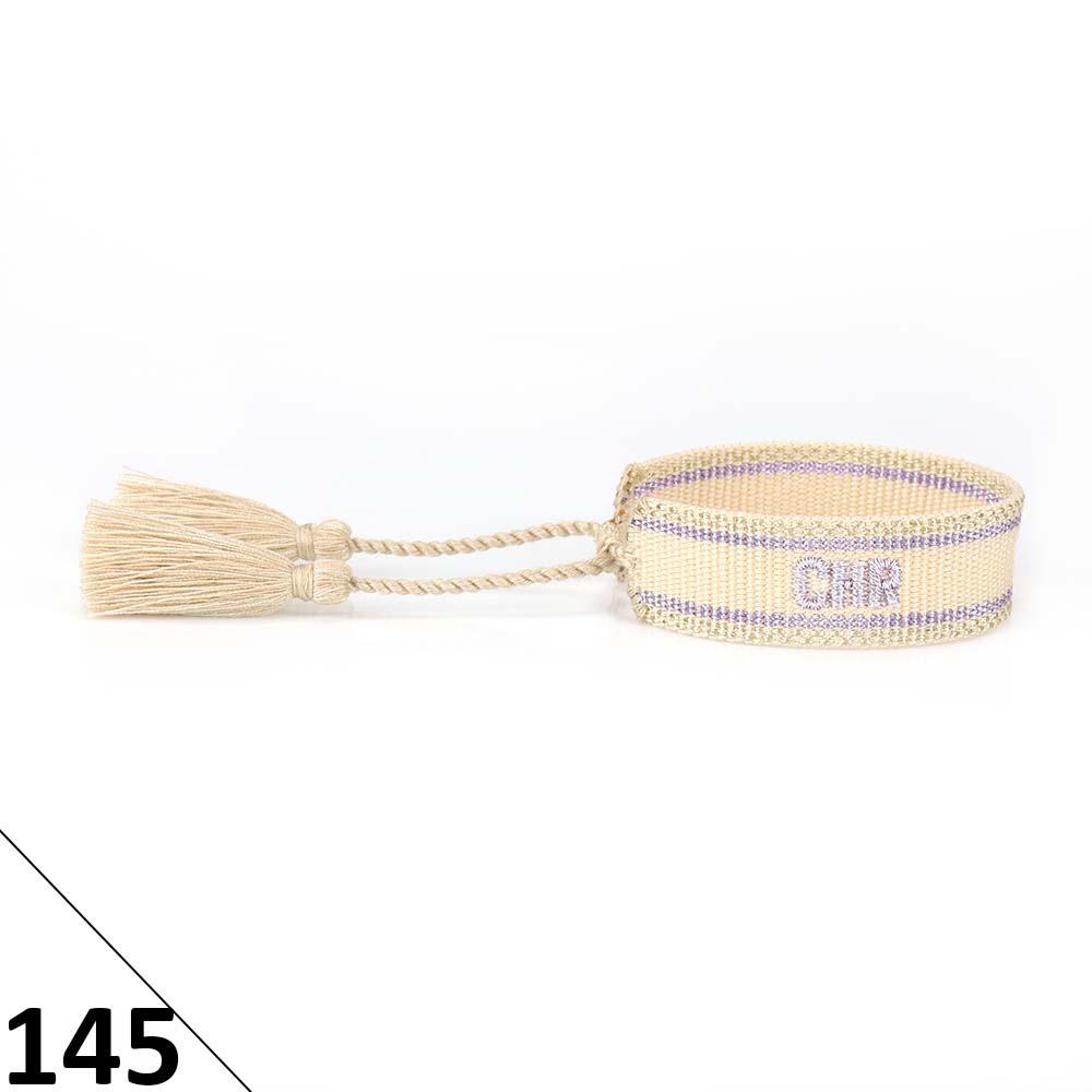 Friendship Letter Bracelet - Hand-Woven Ethnic Style with Polyester Tassels