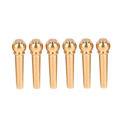 6PcsSet Durable Brass Guitar Bridge Pins Guitars Replacement Parts Repair Accessories