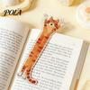 Office Reading Aid 5Pcs Acrylic Long Cat Bookmark, Book Mark for Women & Design Bookmark Men, Decorative Kitten Page Marker, Gifts Readers Lovers