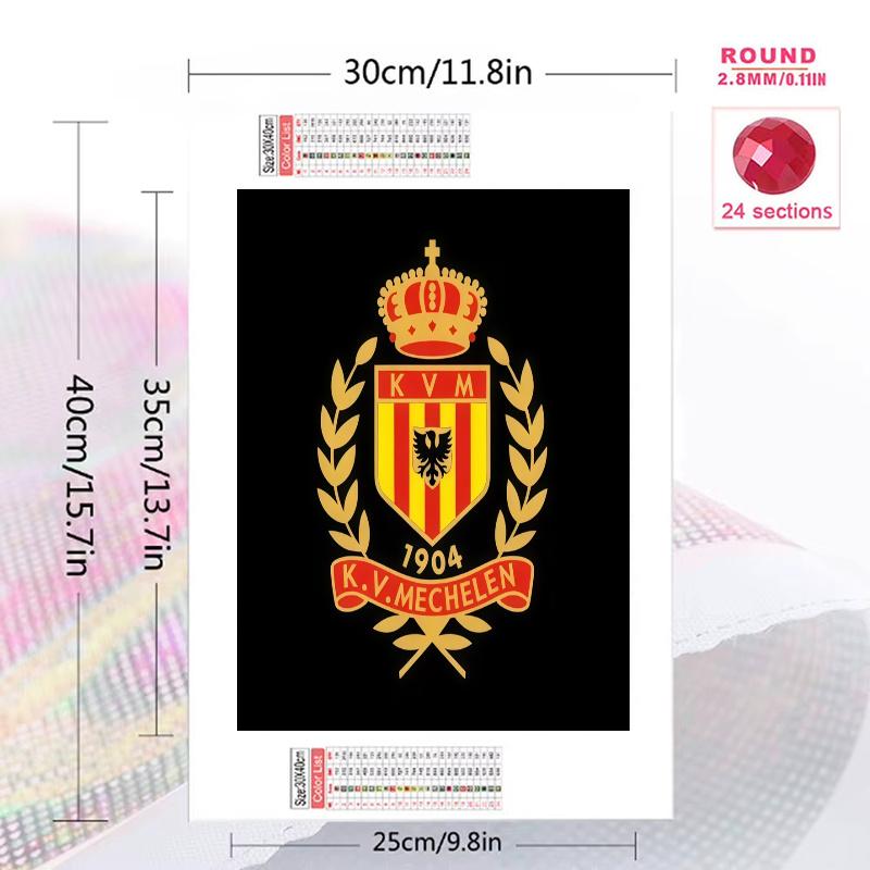 Mechelen Legacy 100% Round Full Drill 5D DIY Diamond Painting Embroidery Cross Stitch Rhinestone Décor