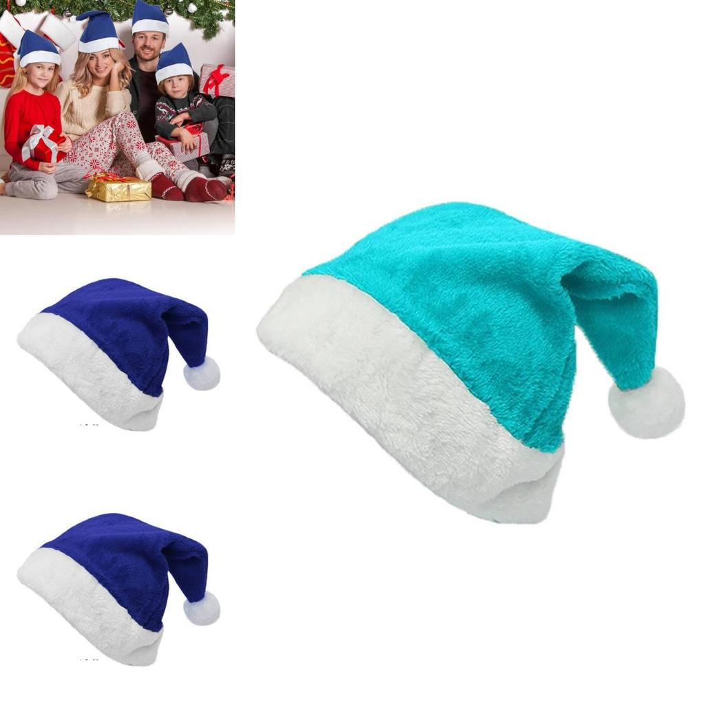Christmas Santa Hat With Plush Fabric For Holiday Parties And Festive Events