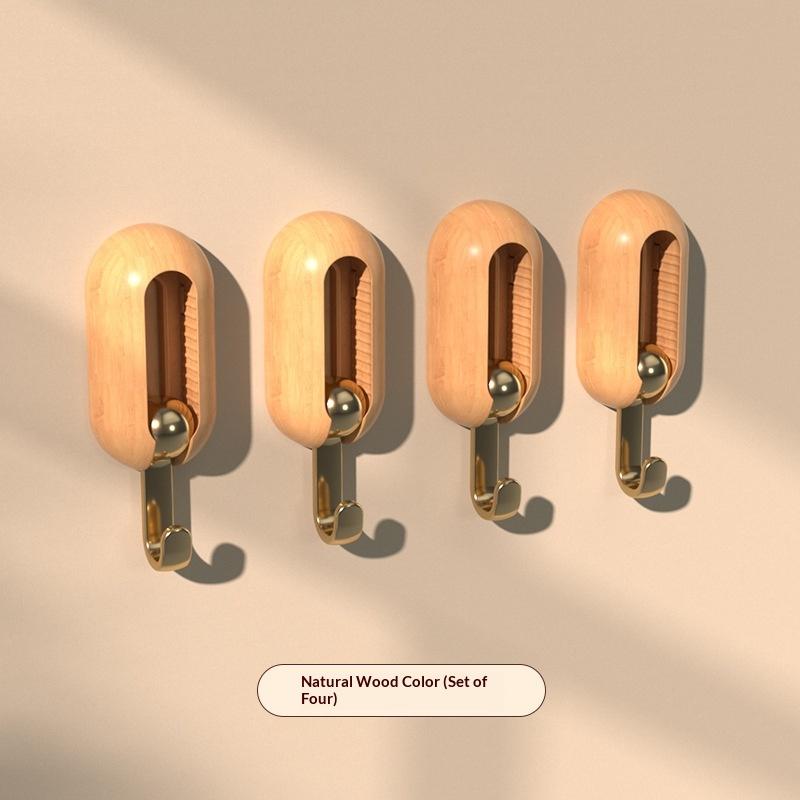 4Pcs Multi-Purpose Hooks Non-Perforated Hook Home Hook Strong Adhesive Wall Hanging Wall Load-Bearing Non-Marking Hook Wall