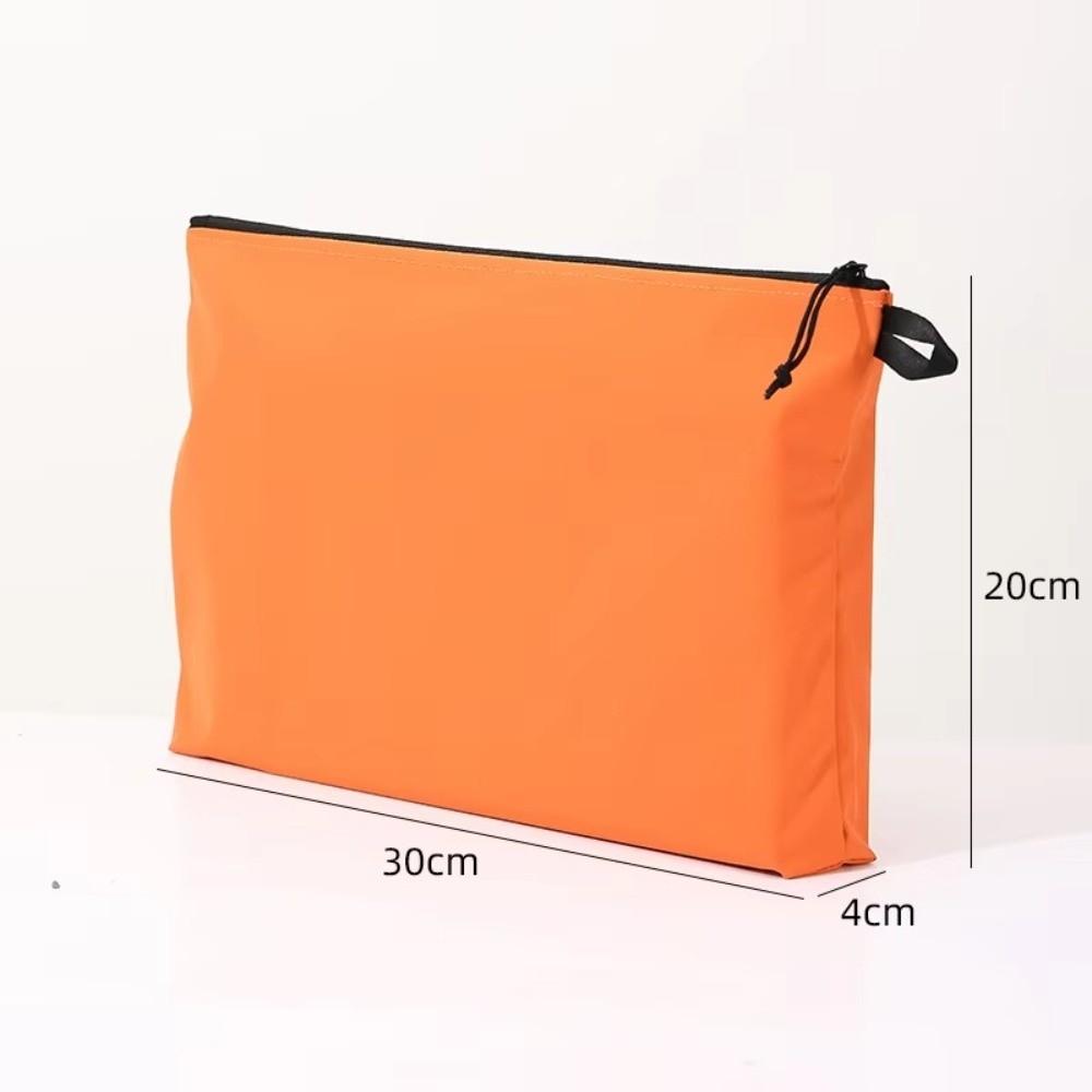 Portable Waterproof Tool Storage Bag Large Capacity Foldable Travel Toiletry Bag Solid Color Ultralight ID Bag