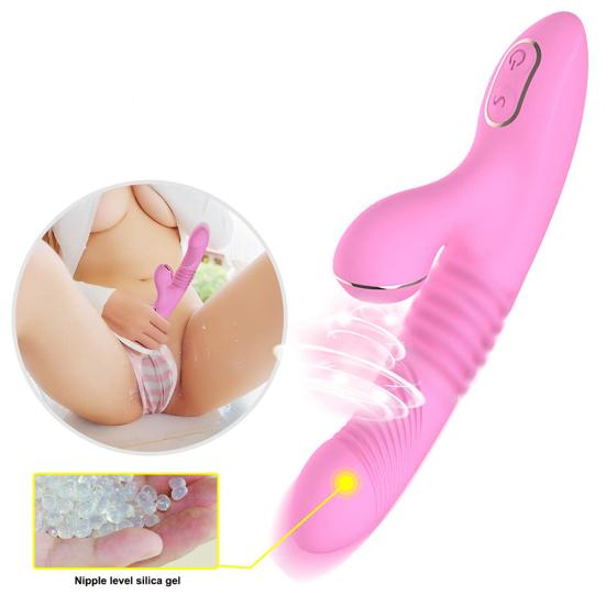 Dámský teleskopický vibrátor G Spot Clit Stimulátor AV hůlkový masturbátor Sexuální hračka