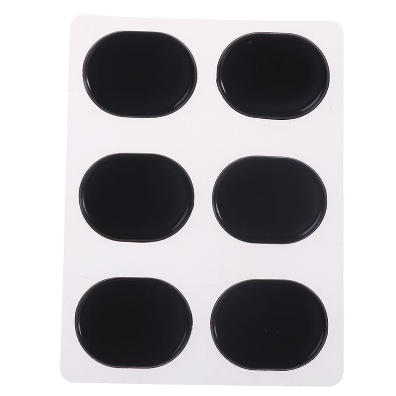 6Pcs Pieces Drum Damper Gel Pads Silicone Drums Silencer For Drums Tone Control Percussion Instrument Accessories