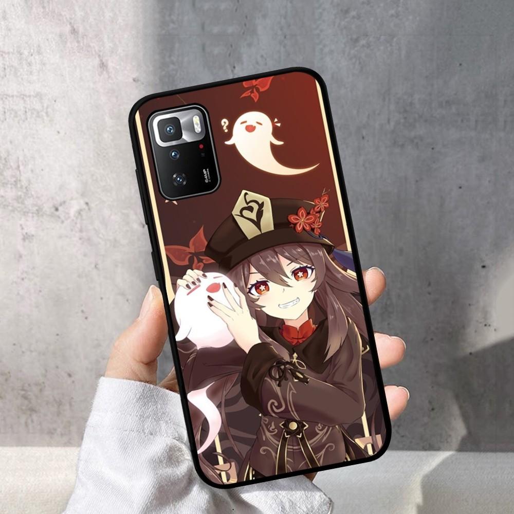 Genshin Impact Hu Tao Phone Case For Redmi Note 4 X 5 A 6 7 8 T 9 9S 10 11 11S 11Epro Poco M3 Pro