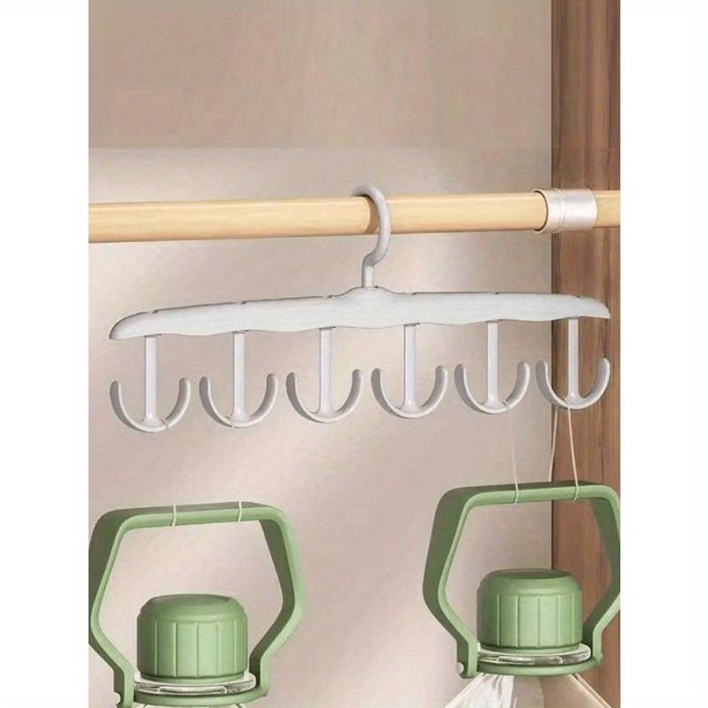

1pc Multi-Functional Rotating Hanger With Multiple Hooks, Suitable For Ties, Scarves, Bedroom Closet Space Organizer, Storage Box, Women Tops 1pc-white разноцветный