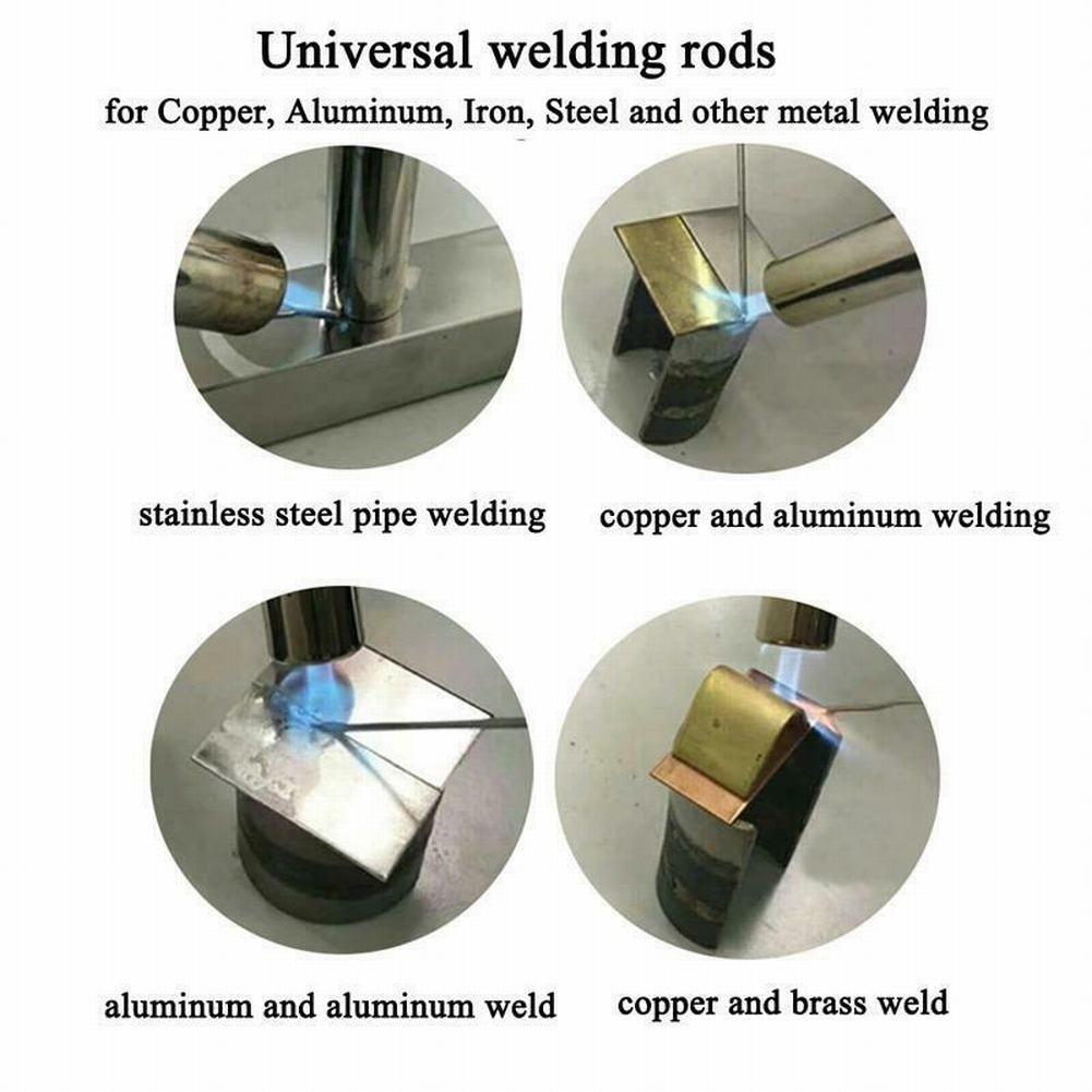 Welding Rods Low Temp Easy Copper Steel Iron Aluminum Melt Cored Wire Diameter 2mm Length 5meter