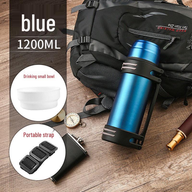 304 Stainless Steel 5L Thermos Flask - Large Capacity, Portable for Men & Women, Outdoor Car Use, Household Hot Water Bottle