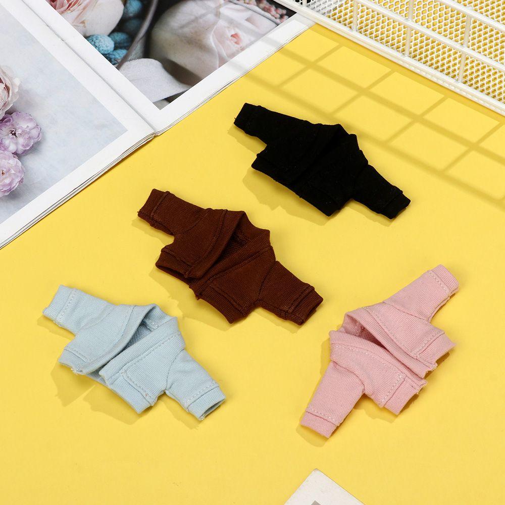 Multicolored 1/12 Doll Cardigans Dressing Clothes Mini Knitted Sweater Tops Casual Dress