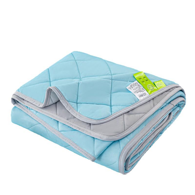 Letnia kołdra chłodząca z jedwabiu - Jednokolorowy koc klimatyzacyjny z jedwabiu lodowego dla dzieci, Cienka i odświeżająca kołdra, Idealny prezent na lato