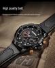 AKDPN Men's Multi-Function Chronograph Quartz Watch with Leather Strap