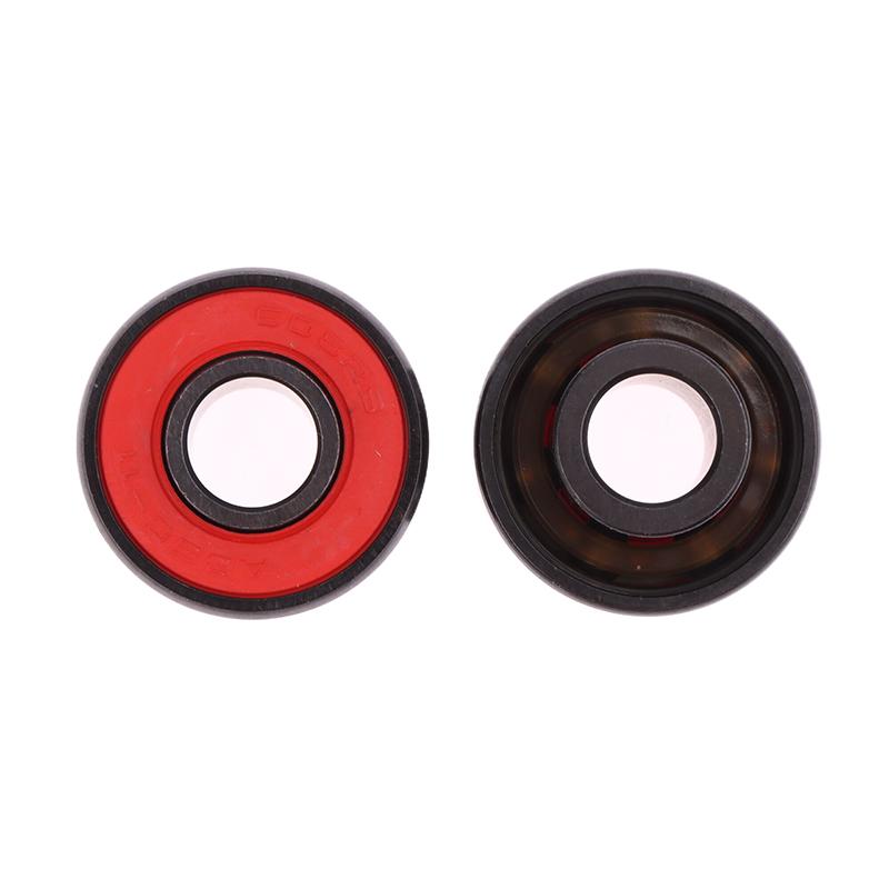 1Pc 608Rs Black And White Ceramic Ball Bearing High Speed Roller Skate Skateboard Wheel Miniature Bearings