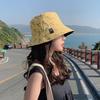New Summer Sun Hats For Women Double Sided Outdoor Sunscreen Bucket Hats Female Korean Casual Panama Fisherman Caps
