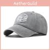 Washed Design Fashionable Letter Print Neutral Casual Sunshade Cap Baseball