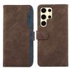ABEEL For Samsung Galaxy S21 Ultra 5G Phone Case Color Matching RFID Blocking Wallet Leather Cover