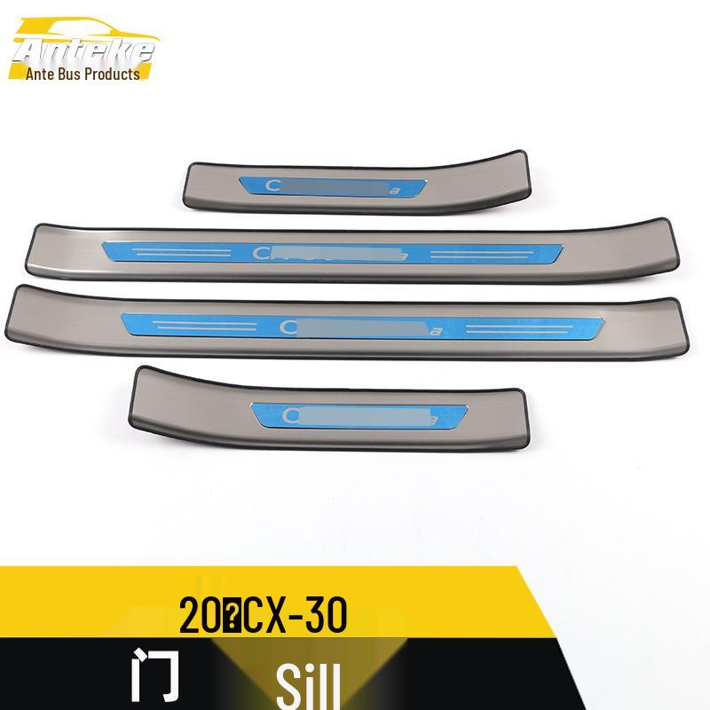 CX-30 2020 Door Sill Trim & Trunk Bumper Welcome Pedal Strip