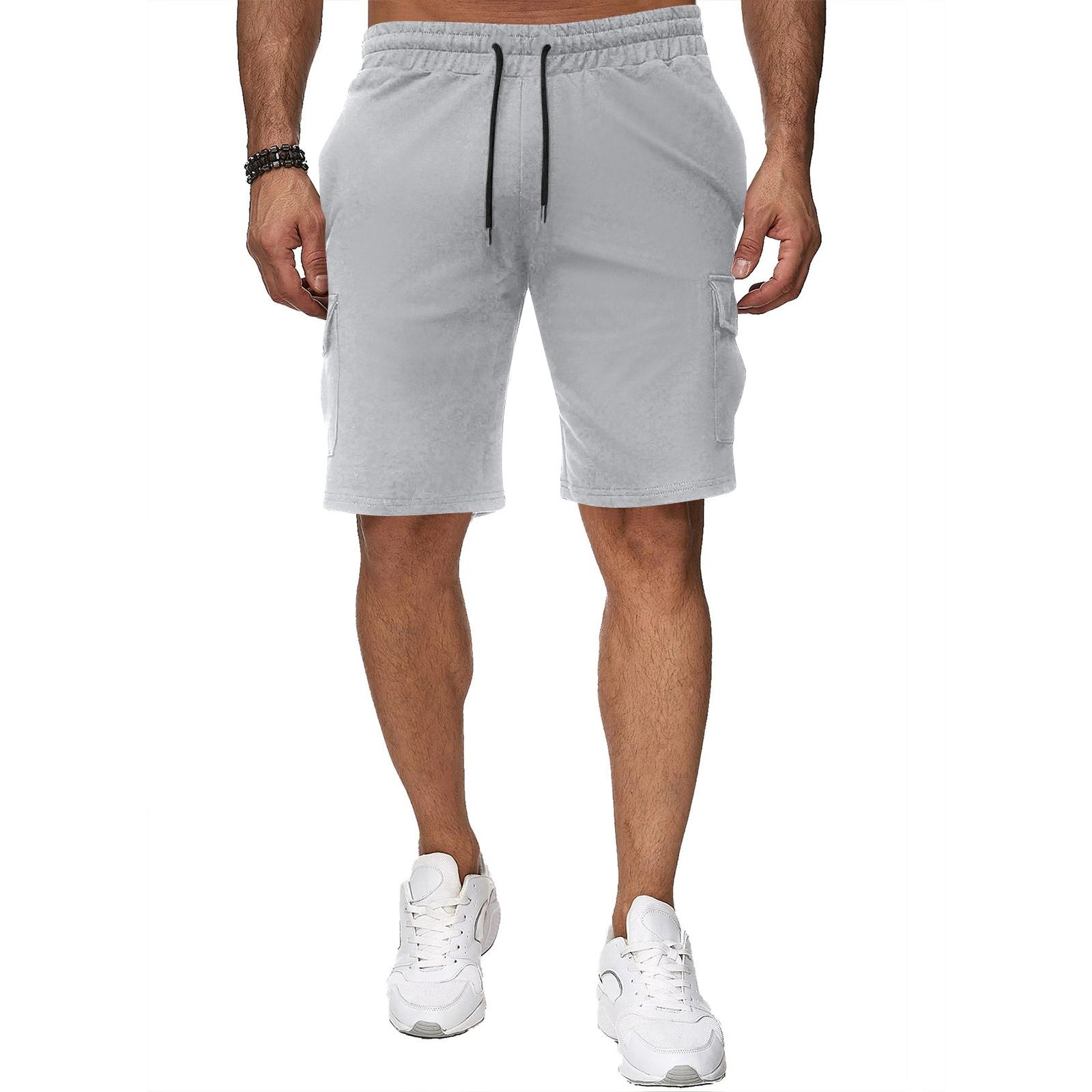 

Men s Sport Work Pants Multi-pocket Shorts Fitness Pants Sports Pants M