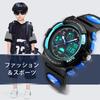 Sports Waterproof Outdoor Watch with Dual LED Analog Digital Watch for Boys and Girls Boys' Watch, Multi-Function Alarm, Date/Day Display, Time,