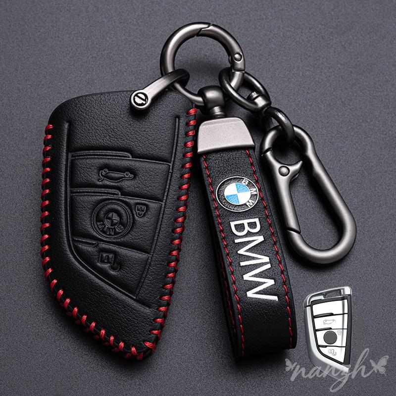 Fashion Keychain Leather Car Key Case Cover For BMW 7 Series X1 X3 X4 X5 F15 X6 F16 520 525 G30 G11 F48 F39 f30 118i 218i xksh32