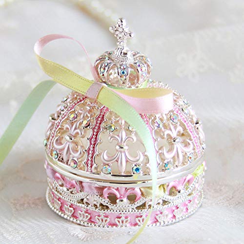 <Crown with Ribbon> Pierce Various Colors [Directly Purchased from Pierce Shop] (Silver Pink)