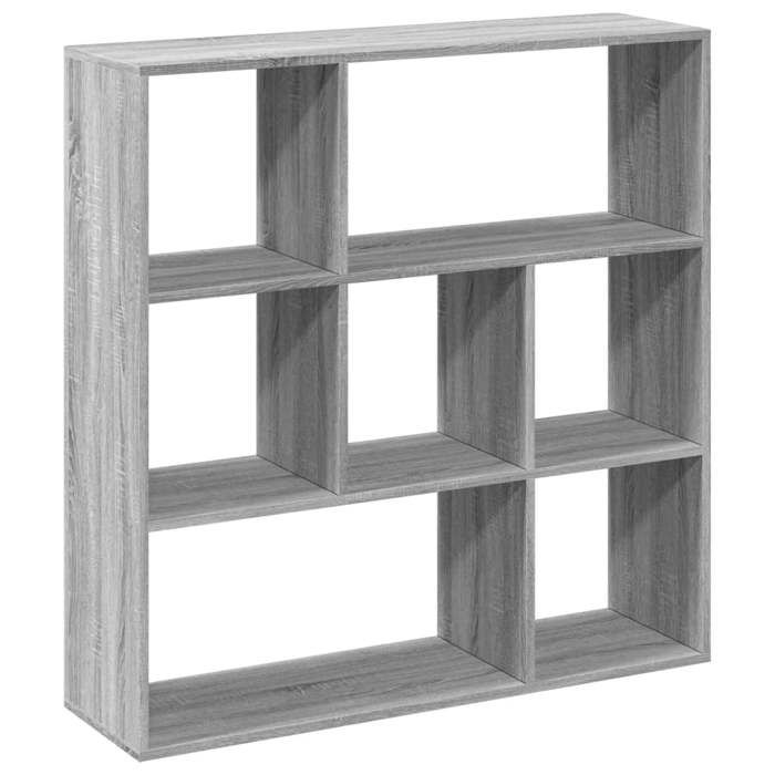 VidaXL Room Divider Shelf Sonoma Grey 102x29x103.5 Cm, Shelf, Bookcase, Storage Shelf, 858053