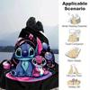 1pc Cute Stitch Printing Blanket - Soft, All-Season Throw for Office Blanket,Personalized Gift with Adorable Cartoon Design