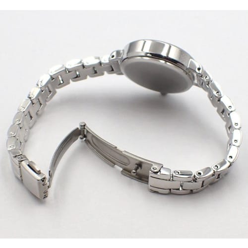 Follow Fragola Standard Form Metal Watch N02421S-2 SV/BK Women's Silver