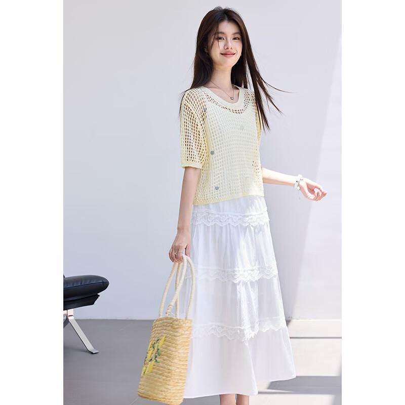 VICTORIA&VERA Summer Starlight Sequin Knit & Camisole Dress Set