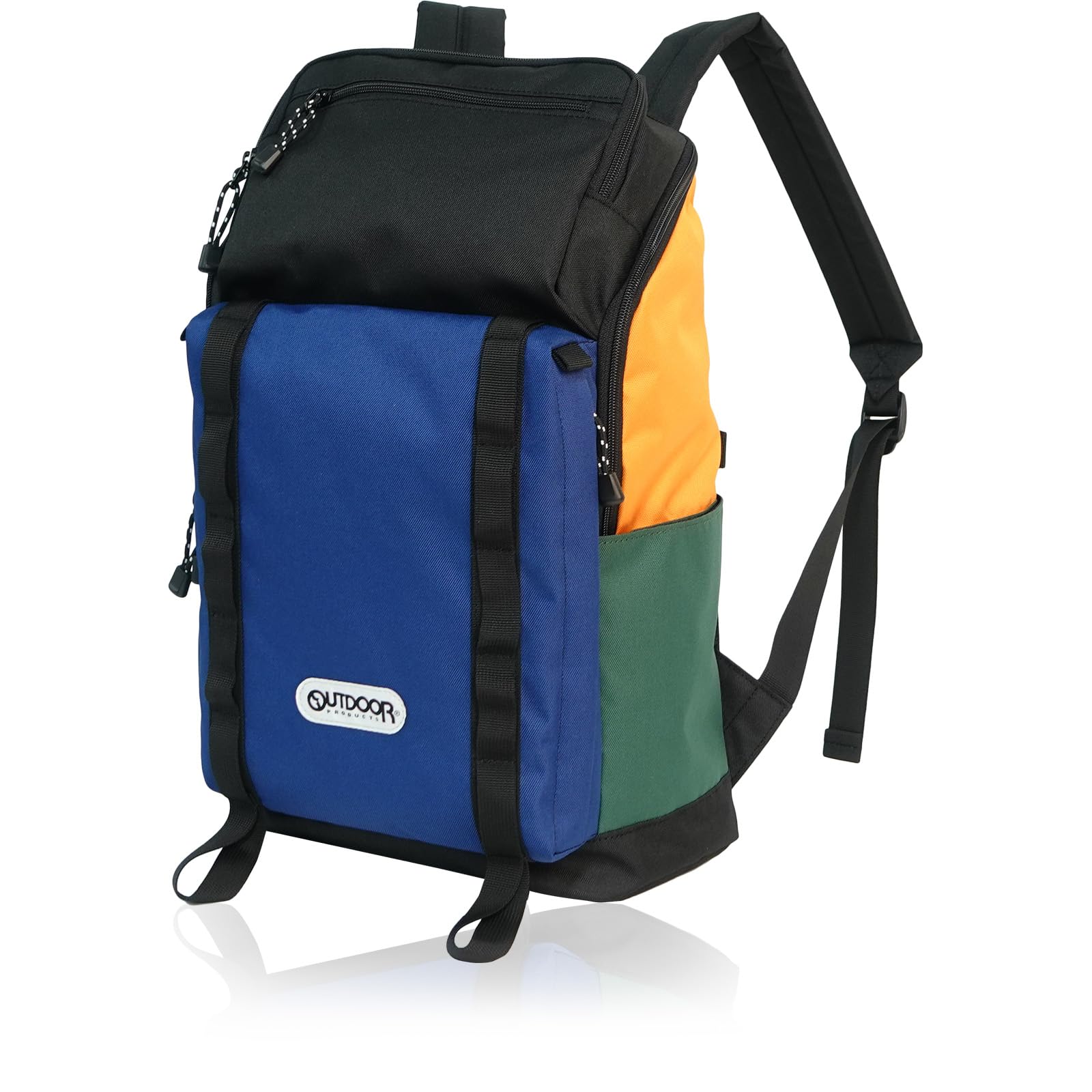 

Outdoor Products Five Range Reverse Zip Backpack, Large Capacity, A4 Size Storage, Large Pockets, Loop Tape Flap, Men s, 22469131, Crazy F