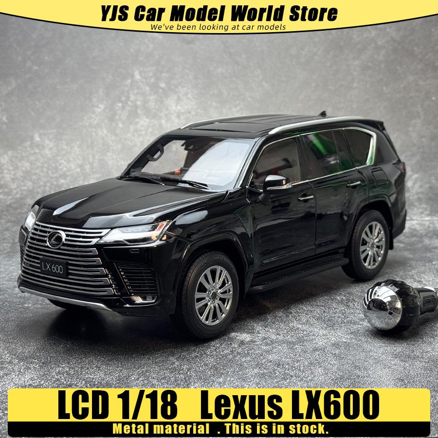 LCD 1:18 Lexus LX600 Alloy Car Model SUV Static Decoration Holiday Gift Collection Metal Material