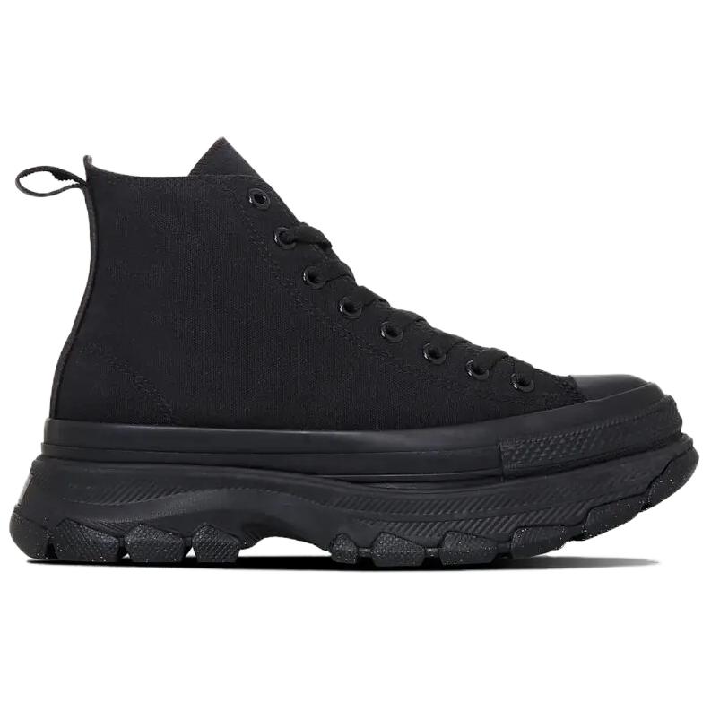 Converse All Star Trekwave Fashion Versatile High Top Canvas Shoes Unisex Sneakers Black 31313040