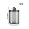 1pc Black Acrylic Bathroom Dental Floss Storage Container Bathroom