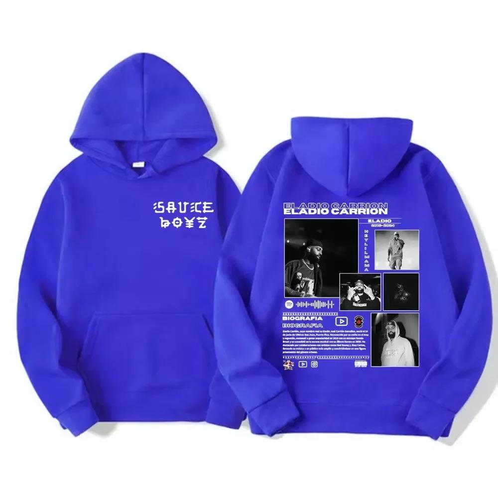 Rappeur Eladio Carrion album Merch sweat à capuche Hip Hop Punk Harajuku Hommes Femmes Sweat à capuche Haute qualité