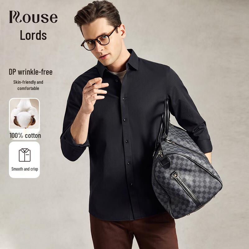 

Men s 100% Cotton Non-Iron Business Casual Shirt 45