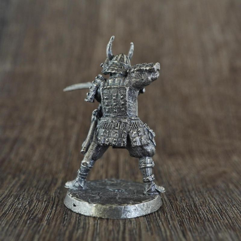 1pcs Figurines Miniatures Vintage Metal Japan Soldiers Model Statue Desktop Ornament Gift