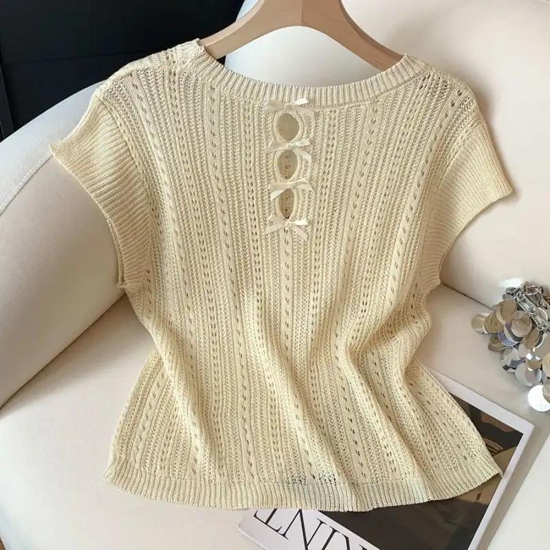women s short sleeve t-shirt summer tops S абрикосовый