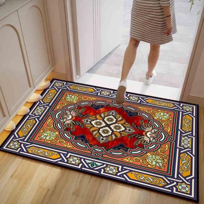 European Style Carpet Floor Mat Wear Resistant Bedroom Entrance French Floor Mat