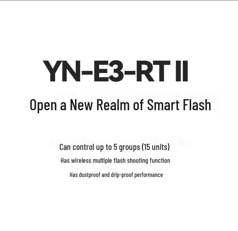 Yongnuo YN-E3-RT II Flash Trigger for Canon DSLR TTL 