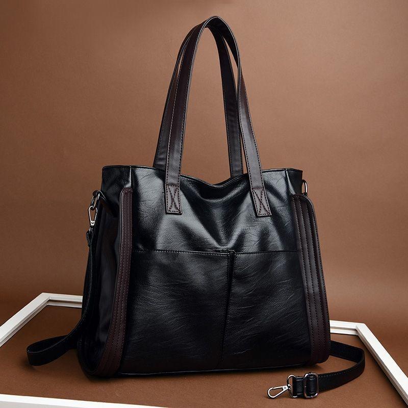 Leather Tote Bag for Women 2026 New Autumn and Winter Handbag, Single Shoulder Women's Bag, Crossbody Bag, Soft Leather Bag