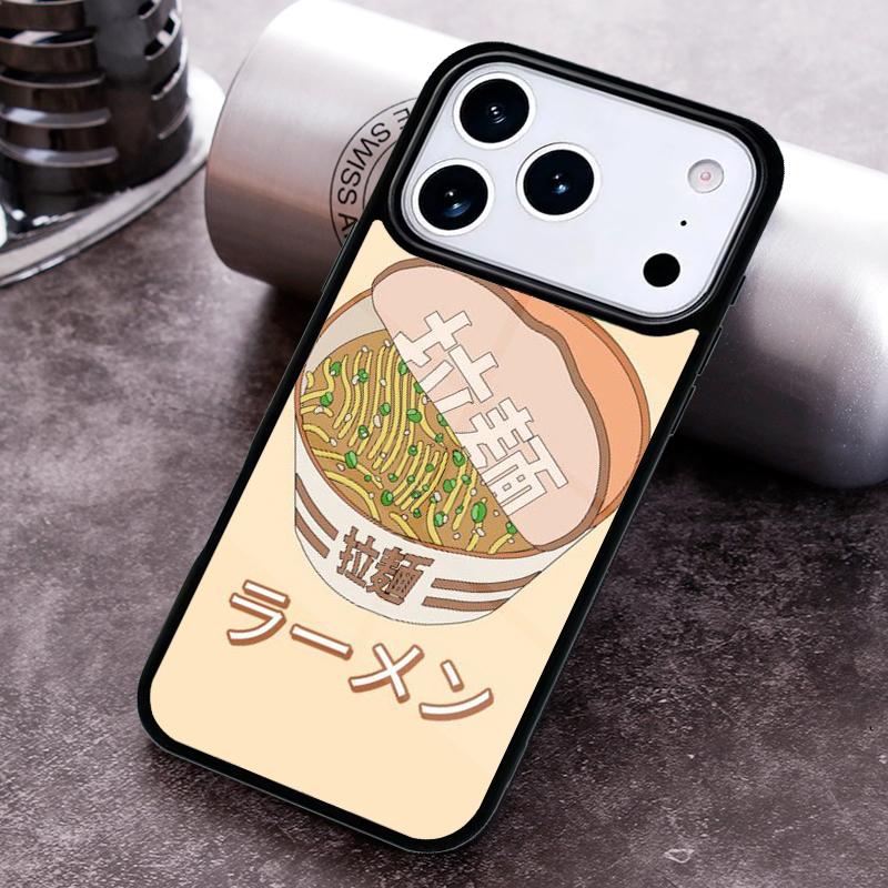 Eating Ramen Noodle Lovers Phone Case For iPhone 17 16 15 14 13 12 11 Pro Max Plus 17Air Soft Silicone Cover