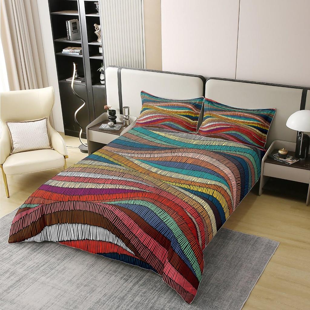 Comforter Boho Exotic S For Teens Adults Queen King Size Lightweight S Retro Bohemian Bedding Sets Bedroom Decor