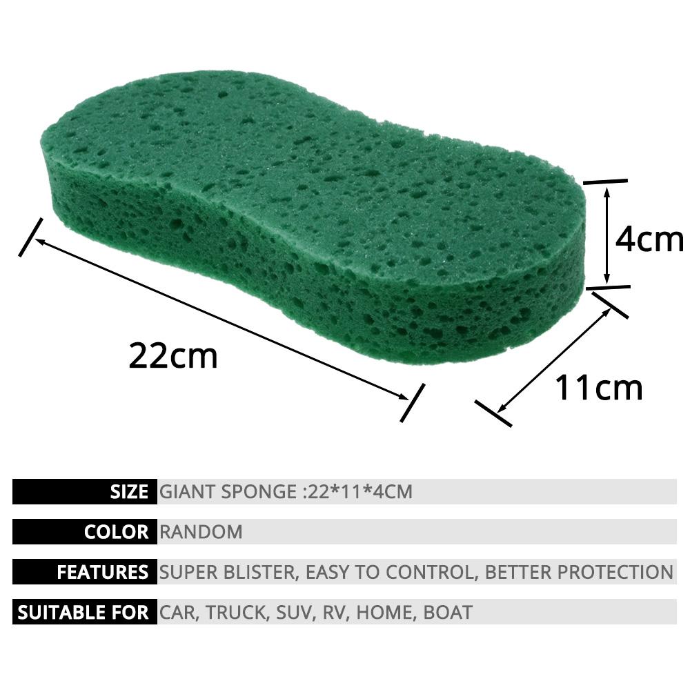 Auto Car Washing Sponge Wash  Paint Cleaner Care Multipurpose Cleaning Tool Compressed Water Sponge Brush Dusting Random Color