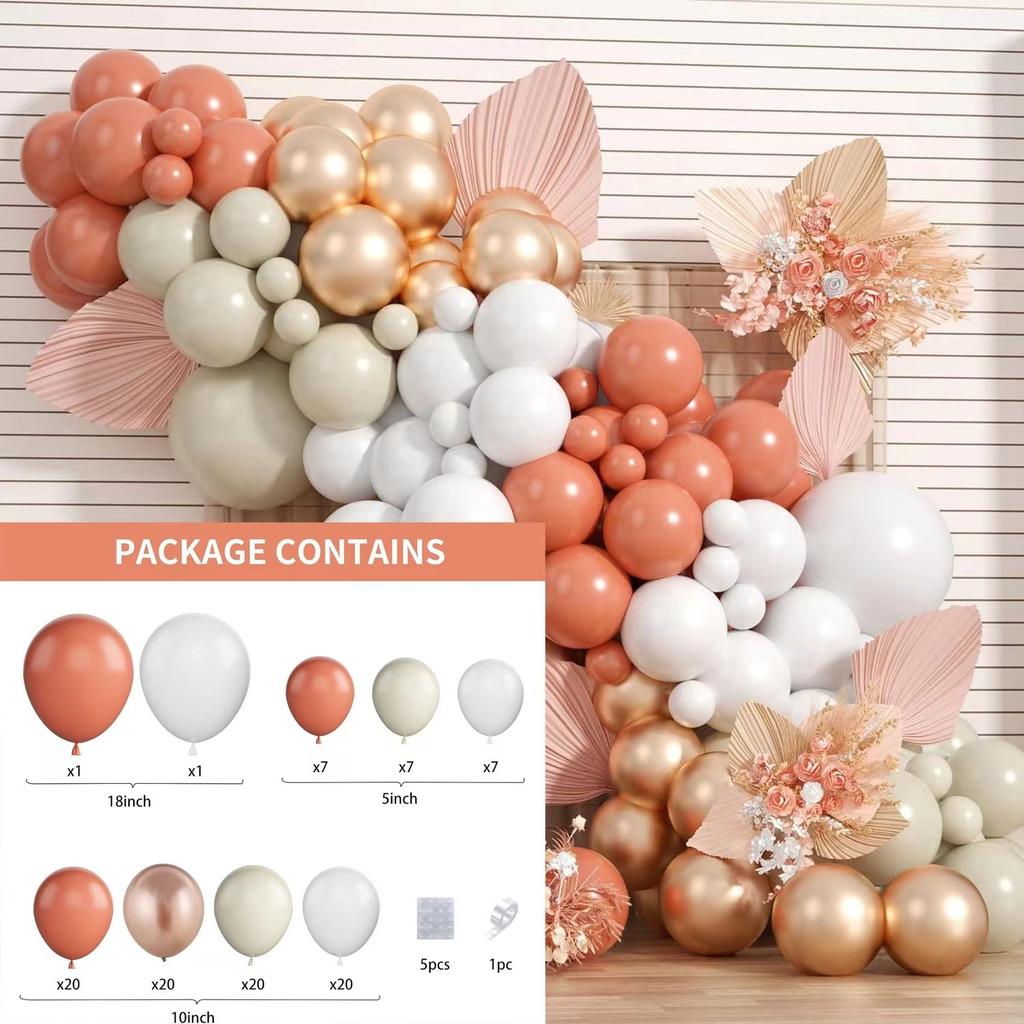Balloon Set Macaron Balloon Arch Kit Birthday Party Decoration Arrangement Balloon Chain