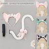 Sweet Kawaii Cat Ear Headband With Bow Tail Set Lolita Cosplay Anime Convention